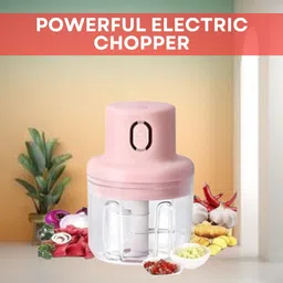 sacro Chopper (Electric Rechargeable Chopper) for Kitchen Vegetable Garlic Onion Q403 Electric Vegetable & Fruit Chopper-picture-17