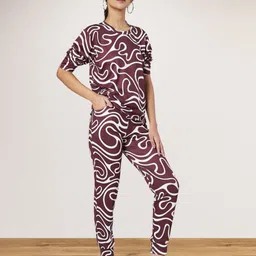 de trendz Printed Women Track Suit image 2