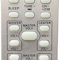 LipiWorld URC-98 10-in-1 Universal Home Theater Remote Control Compatible for IMPEX Target HUMAX HT-09 I-Bell MITSUN KINGSONIC and More Ricardo Mack John Barrel Remote Controller image 1