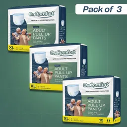 dr.comfort Adult Unisex Pull Up Diaper Pants with Wetness Indicator and Odor Control Adult Diapers - XL image 2