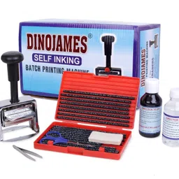 dinojames Batch Coding Machine Size-3mm ,30*60 Label Stamping Machine image 2
