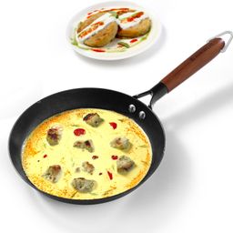 wonderchef Pre-Seasoned Ferro Light Fry Pan 24 cm diameter with Lid 1.4 L capacity-picture-23