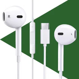 bitweave Type C Earphone with Mic for Galaxy M16/Z Fold 5/ M04/A54 5G/M44 5G[10KI Wired Headset image 1