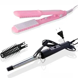 CURLEX Hair Crimper & Hair Curler Machine for Women Hair Style Personal Care Appliance Combo-picture-13