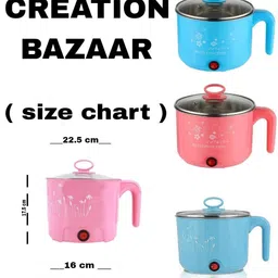 modexaglobal Multifunction Portable Electric Pot/Mini Cooker for Travel/Hostel Electric Pressure Cooker, Rice Cooker, Egg Cooker, Travel Cooker, Food Steamer, Egg Boiler image 3