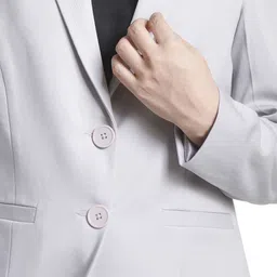 theclassictogs Women Solid Single Breasted Casual Blazer image 4