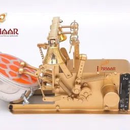 hishaar enterprises Automatic Electric Arti Machine with Nagara, Bells & Dholak Electric 1 Drum Kit Set image 3