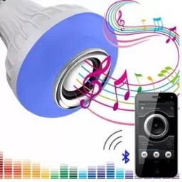 RECTITUDE LED BULB SPEAKER For Party Home Decoration||Night Light Smart Bulb Smart Bulb Smart Bulb image 1