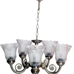 genree Antique Design Downward Style Black Antique Chandelier Jhoomer Ceiling Light Chandelier Ceiling Lamp image 3