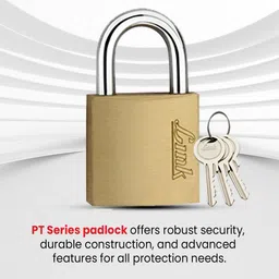 link PT-20MM Lock | Padlock for Bag, Luggage, Suitcase, Backpack | Made In India Padlock image 2