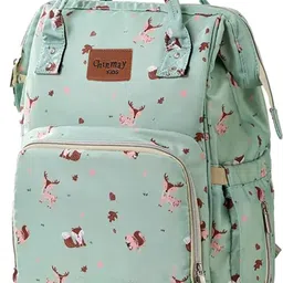 chinmay kids Large Capacity Mother Bag Diaper Backpack with Insulated Bottle Storage Diaper Bag-picture-26