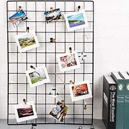 moreyaji wall Hanging DIY Steel Grid Photo Frame for Wall [85x55CM] 34 inch Grid Photo Frame wall image 5