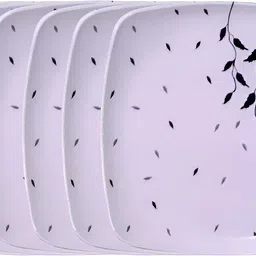 feast SQUARE LITO (902) (10 INCH) FULL DINNER PLATE SET 6 PCS OF MELAMINE Dinner Plate-picture-41
