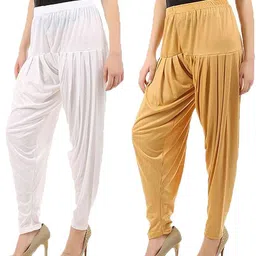 mk trendy fashions Viscose Rayon Solid Patiala-picture-17