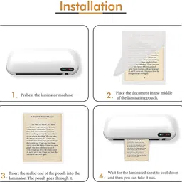 verena Thermal Lamination Pouch Size 210 mm x 297 mm, 125 Micron A4 Laminating Sheet image 3