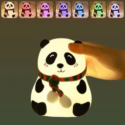 juggaris Soft Silicone Cute Panda Bedside Light for Baby and Room Night Lamp-picture-45