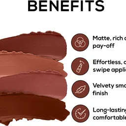 renee Very Matte Lipsticks Combo, Intense Color, Long-Lasting & Lightweight (4 x 1.6g) image 4