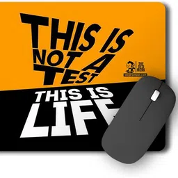 The Desi Monk This IS Life Anti Skid Mouse Pad for Laptops and Computers Non Slip Base Mousepad-image-95