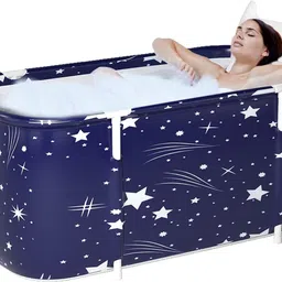 kartaharta Portable Foldable Bathtub for Adults Freestanding Soaking Tub-picture-24