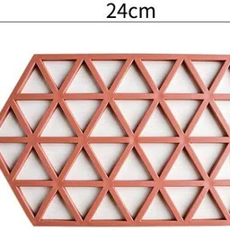 hexoniq Silicone Table Mats Non-Slip Insulated Flexible Durable Pot Holder Coasters Reusable Hexagon Cup Mat Heat Trivet for Kitchen Table Bowl Dishes (3 Pcs) Silicone Trivet image 5