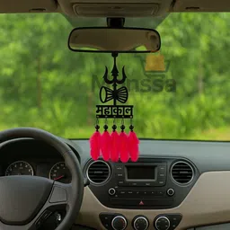 monssa DAMARU MAHAKA Car Hanging for Dashboard Rear View . (Pack of 1) Car Hanging Ornament image 5