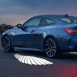 abb Wing Projector/Shadow Light/Ghost LED Light Universal Forl Cars & Bike Car Fancy Lights image 2