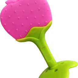 swito mart Fruit Shape Silicone Teethers Soft Stick Chews Nibbler for Baby Dental Care Teether image 3