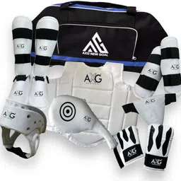 axg new goal Durable and Stylish Karate Kit (8 Items) Small For Age 6 to 10yrs Boxing Kit-picture-18