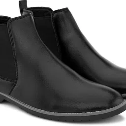 roadster Men Solid Colour High Ankle Length Slip-On Boots Boots For Men image 5