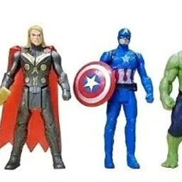 hyrex The Team Avengers Set of Five Action Figures ( multicolour) image 5