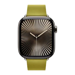 Apple Polyester Magnetic Modern Buckle for Apple (38mm / 40mm / 41mm / 42mm, S) (Strength & Stretch Resistance, Chartreuse) image 3