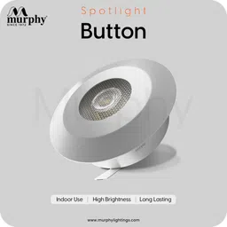 murphy LED 2W BUTTON Spot light (Cool White , Pack of 2) Recessed Ceiling Lamp image 2
