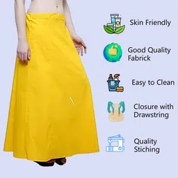 TrendingTrading Cotton Petticoat for Saree - Plus Size Saree Petticoat for Women Pure Cotton Petticoat image 4