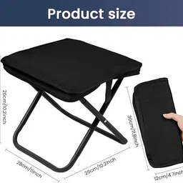 ritesh Folding Camping Stool Pocket Foldable Stool, Multifunctional Chair-picture-21