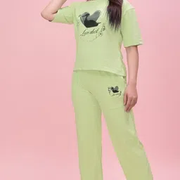 narayan textile Tshirt Pant Co-ords Set image 3