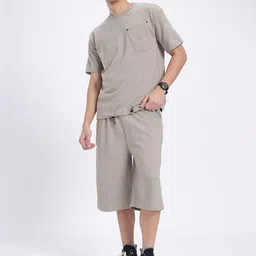 glitchez Tshirt Regular Shorts Co-ords Set image 2