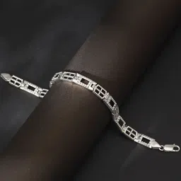 giva Sterling Silver Rhodium Bracelet-picture-19