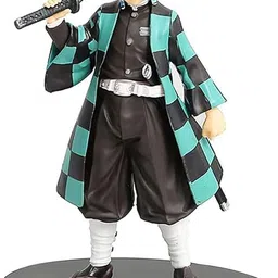 Demon Slayer Tanjiro Action Figures Height-15CM Multicolour PVC | Tanjiro 16cm-image-2