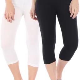 bitterlime Solid Women Three Fourths image 1