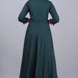 vasant apparel Women Embroidered Viscose Rayon Anarkali Kurta image 2