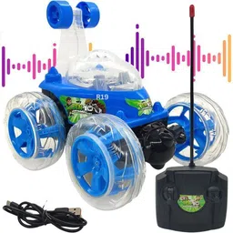 mahi zone Rechargeable Remote Control 360 Degree Plastic Big Stunt Car for Kids_319M-picture-21