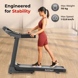 fitkit by Cult PowerRun-96 BLDC Motor (4.5HP Peak)| Max Weight: 110kg | Home Use Treadmill image 4