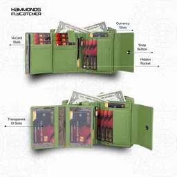 hammonds flycatcher Formal, Casual Green Clutch image 4