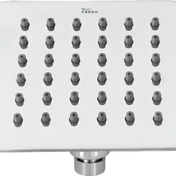 fossa 4"x4" Colva Slim Heavy 304 Stainless Steel Rain Fixed Mount image 1