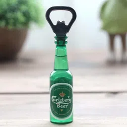 cart of crafts Plastic 2 in 1 Whisky Shaped Bottle with Opener and Fridge Magnet (Clear, Small) Bottle Opener-picture-27