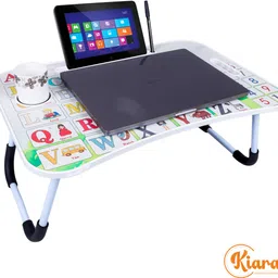 kiara quality first Ludo Prints Protable Foldable Table for Study & Work, Best for Work Home Wood Portable Laptop Table image 2