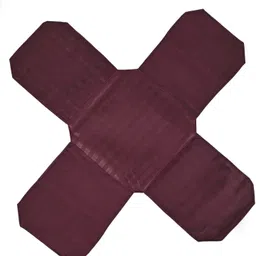 optica weaves Cotton Double Layer Roti Clothes Wrap with Flaps, Cotton Cloth for Chapati Striped Roti Square Flap Cover image 4