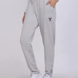 clothmaster Women Solid Grey Track Pants-picture-12