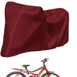 MAROON CYCLE COVER-RF-343 Bicycle Cover Free Size-image-5