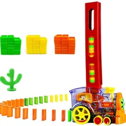toyachi 40 Pcs Domino Train Toy Set With Lights and Sounds Multicolour41-picture-10